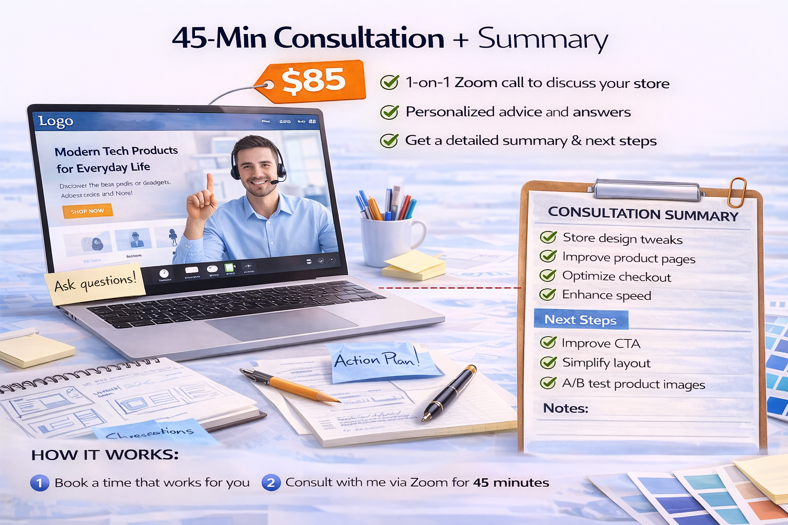 45-Min Consultation + Summary